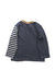 A Navy Long Sleeve Tops from Momonittu in size 6T for neutral. (Back View)