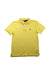A Yellow Short Sleeve Polos from Polo Ralph Lauren in size 10Y for boy. (Front View)
