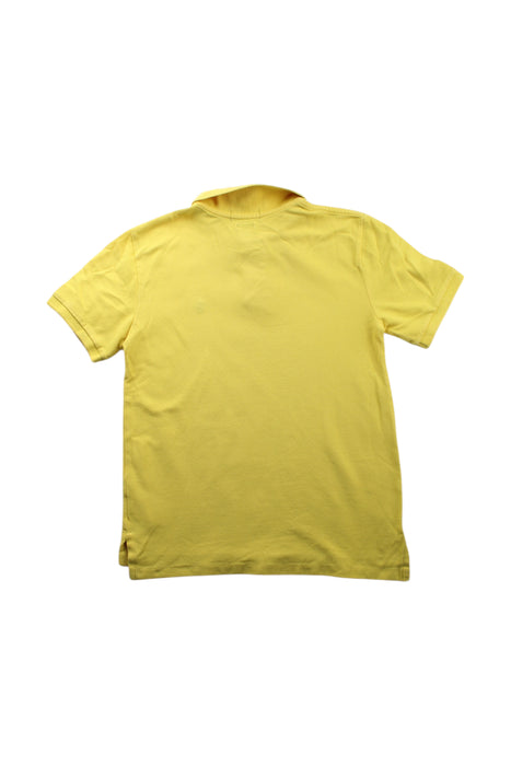 A Yellow Short Sleeve Polos from Polo Ralph Lauren in size 10Y for boy. (Back View)