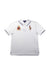 A White Short Sleeve Polos from Polo Ralph Lauren in size 10Y for boy. (Front View)