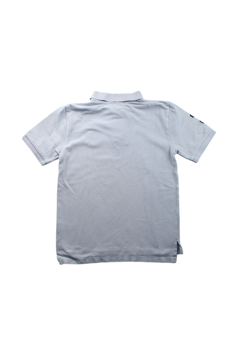 A White Short Sleeve Polos from Polo Ralph Lauren in size 10Y for boy. (Back View)