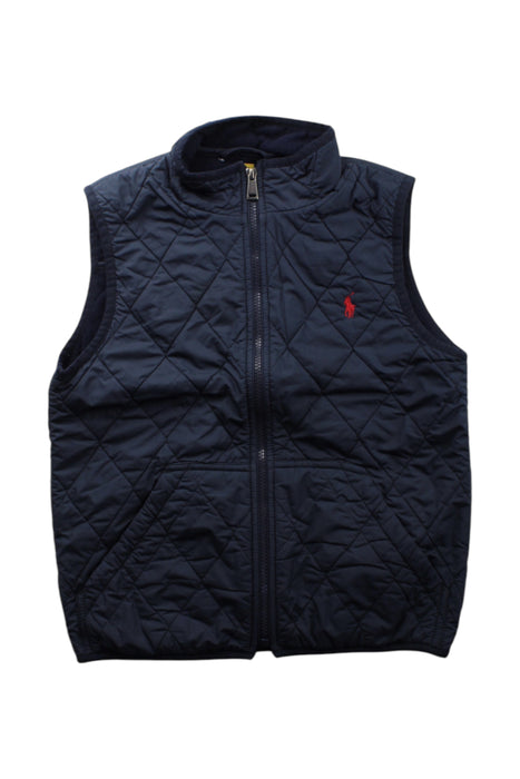 A Navy Outerwear Vests from Polo Ralph Lauren in size 10Y for boy. (Front View)