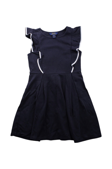 A Black Sleeveless Dresses from Polo Ralph Lauren in size 8Y for girl. (Front View)