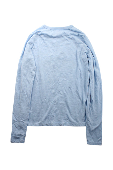 A Blue Long Sleeve T Shirts from Crewcuts in size 12Y for girl. (Back View)
