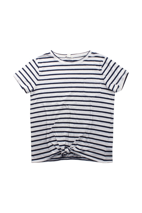 A White Short Sleeve T Shirts from Crewcuts in size 12Y for girl. (Front View)