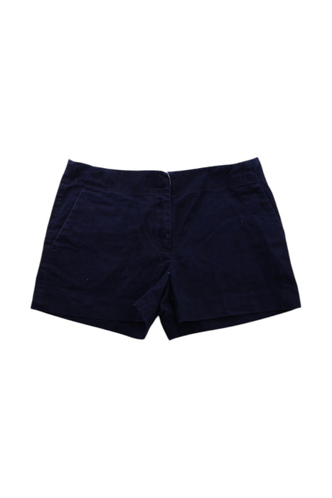 A Navy Shorts from Crewcuts in size 12Y for girl. (Front View)
