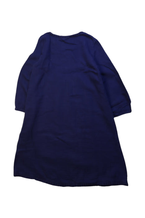 A Navy Long Sleeve Dresses from Roxy in size 8Y for girl. (Back View)
