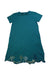 A Teal Short Sleeve Dresses from Graniph in size 7Y for girl. (Front View)