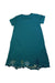 A Teal Short Sleeve Dresses from Graniph in size 7Y for girl. (Back View)