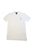 A White Short Sleeve Polos from Polo Ralph Lauren in size 5T for boy. (Front View)