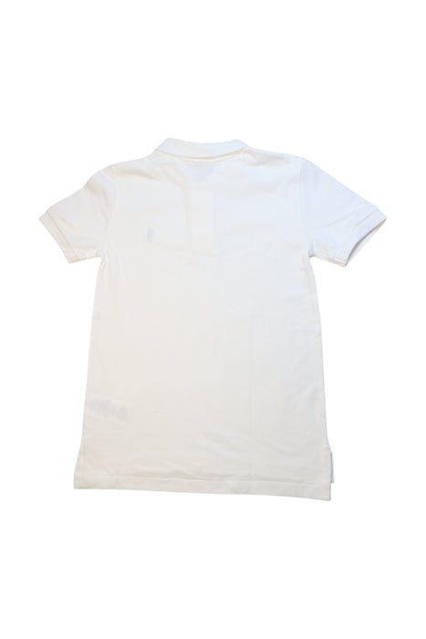 A White Short Sleeve Polos from Polo Ralph Lauren in size 5T for boy. (Back View)
