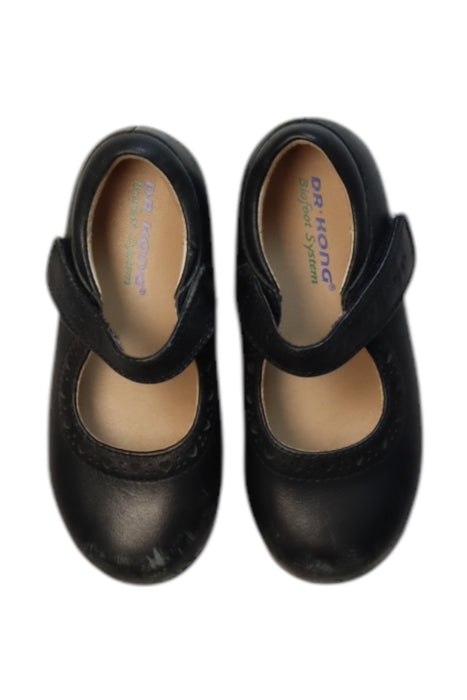 A Black Dress Shoes from Dr. Kong in size 3T for girl. (Back View)