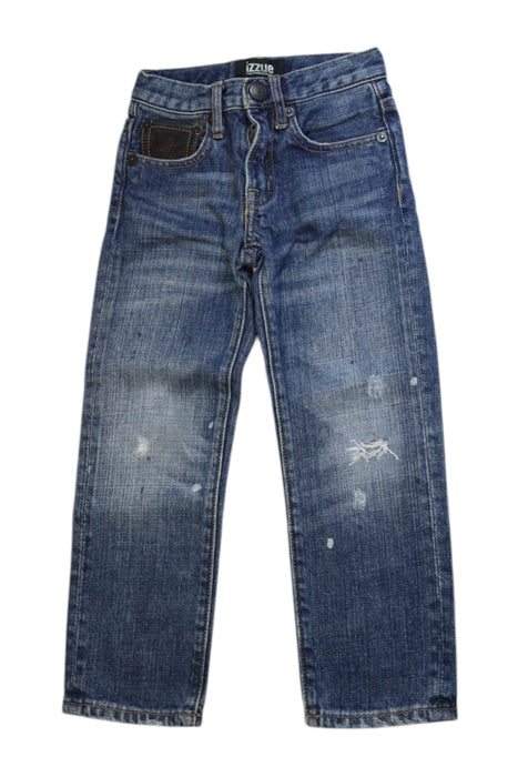 A Blue Jeans from izzue in size 2T for neutral. (Front View)