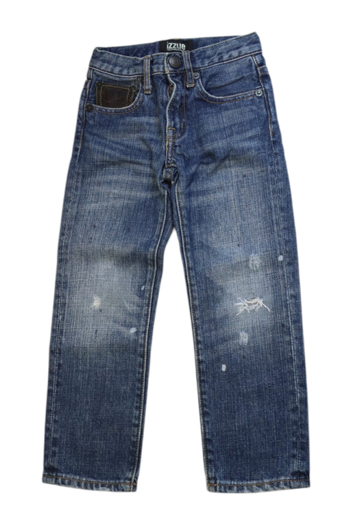 A Blue Jeans from izzue in size 2T for neutral. (Front View)