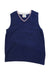 A Navy Dress Up Vests from Kingkow in size 6T for boy. (Front View)