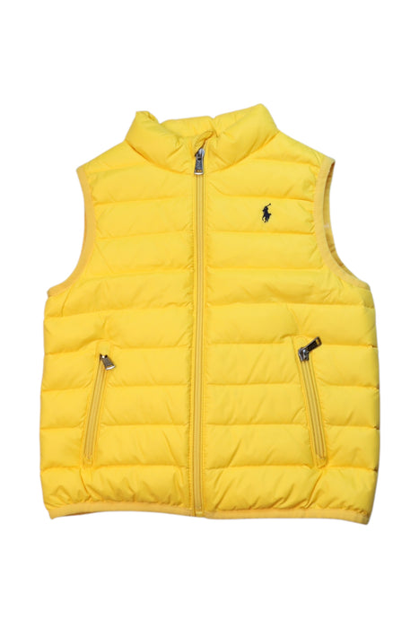 A Yellow Puffer/Quilted Coats & Outerwear from Polo Ralph Lauren in size 4T for neutral. (Front View)