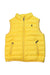 A Yellow Puffer/Quilted Coats & Outerwear from Polo Ralph Lauren in size 4T for neutral. (Front View)