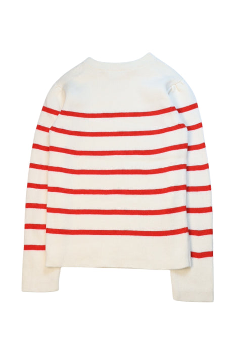 A White Long Sleeve Tops from Jacadi in size 6T for neutral. (Back View)