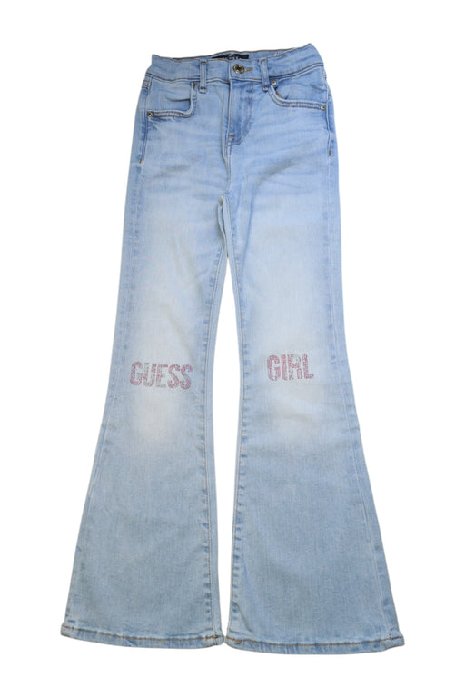 A Blue Jeans from Guess in size 8Y for girl. (Front View)