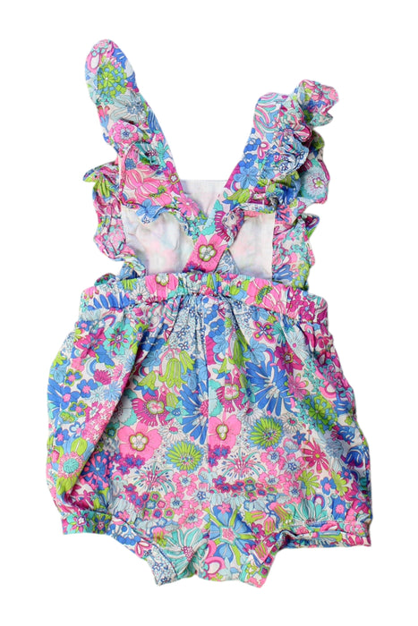 A Multicolour Sleeveless Rompers from Jacadi in size 12-18M for girl. (Back View)
