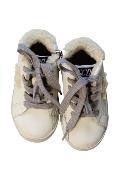 A White Sneakers from Golden Goose in size 18-24M for girl. (Back View)