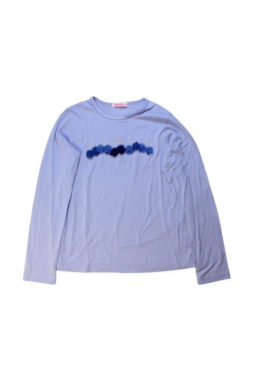 A Blue Long Sleeve Tops from Familiar in size 12Y for girl. (Front View)