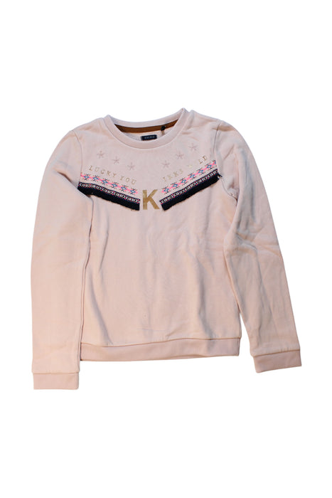 A Beige Crewneck Sweatshirts from IKKS in size 14Y for girl. (Front View)