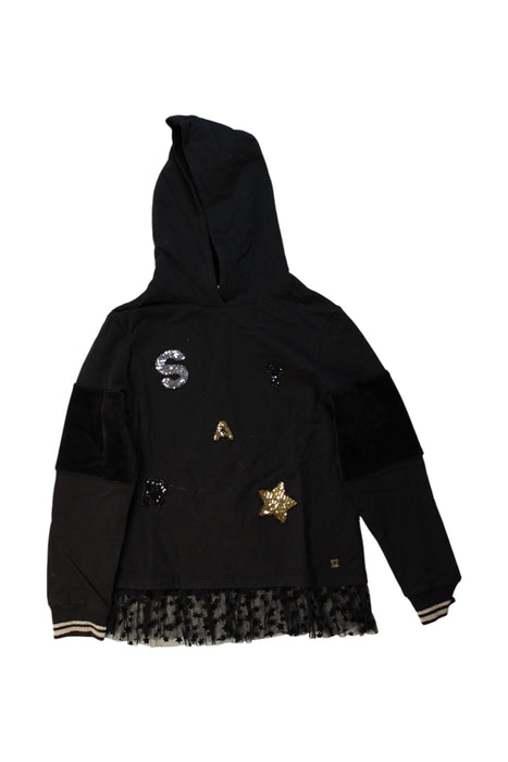A Black Hooded Sweatshirts from Original Marines in size 12Y for girl. (Front View)