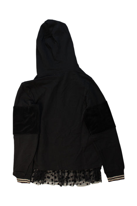 A Black Hooded Sweatshirts from Original Marines in size 12Y for girl. (Back View)