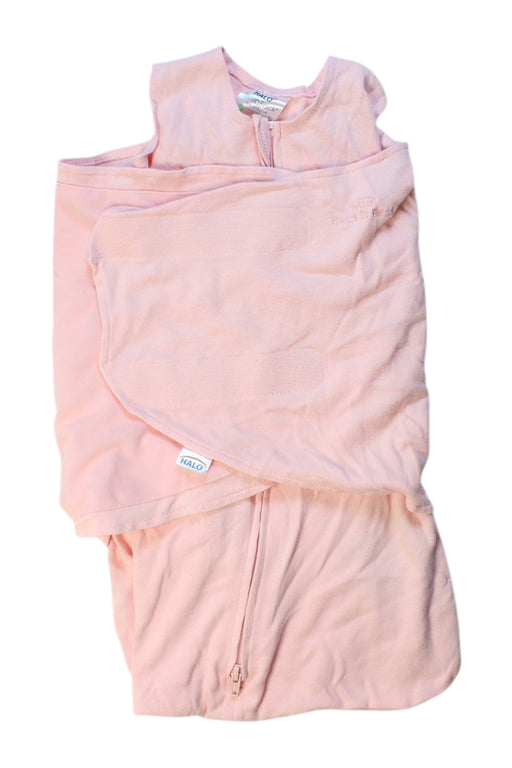 A Pink Swaddles from HALO in size Newborn for girl. (Front View)