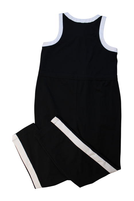 A Black Sleeveless Jumpsuits from Seraphine in size M for maternity. (Back View)