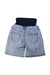 A Blue Shorts from Seraphine in size Maternity-M for maternity. (Back View)