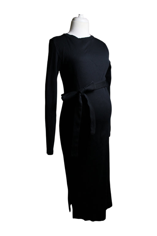 A Black Long Sleeve Dresses from Jojo Maman Bébé in size S for maternity. (Front View)