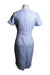 A Blue Short Sleeve Dresses from Seraphine in size S for maternity. (Back View)