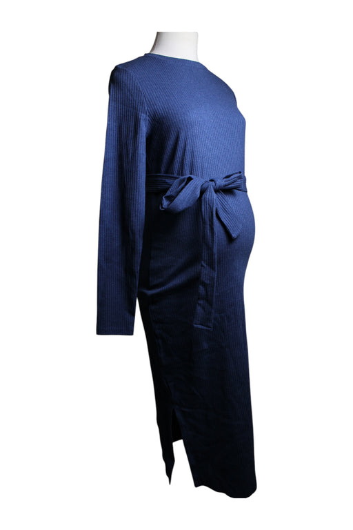 A Blue Long Sleeve Dresses from Jojo Maman Bébé in size S for maternity. (Front View)