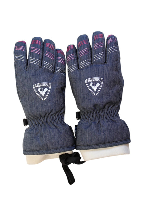 A Grey Ski Gloves from Rossignol in size O/S for neutral. (Front View)