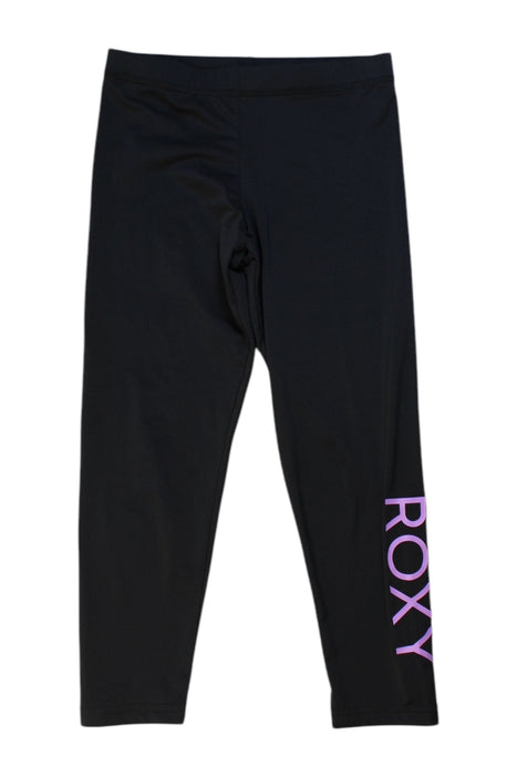 A Black Leggings from Roxy in size 7Y for girl. (Front View)