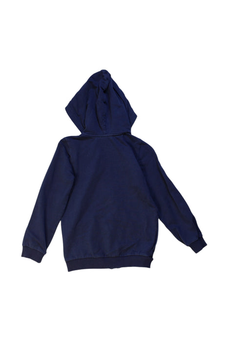 A Navy Hooded Sweatshirts from Moschino in size 3T for boy. (Back View)