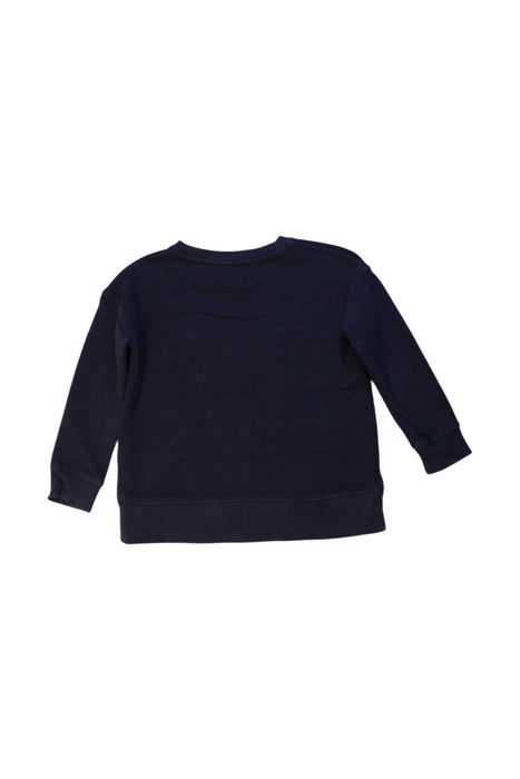 A Navy Crewneck Sweatshirts from Seed in size 4T for boy. (Back View)