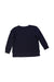 A Navy Crewneck Sweatshirts from Seed in size 4T for boy. (Back View)