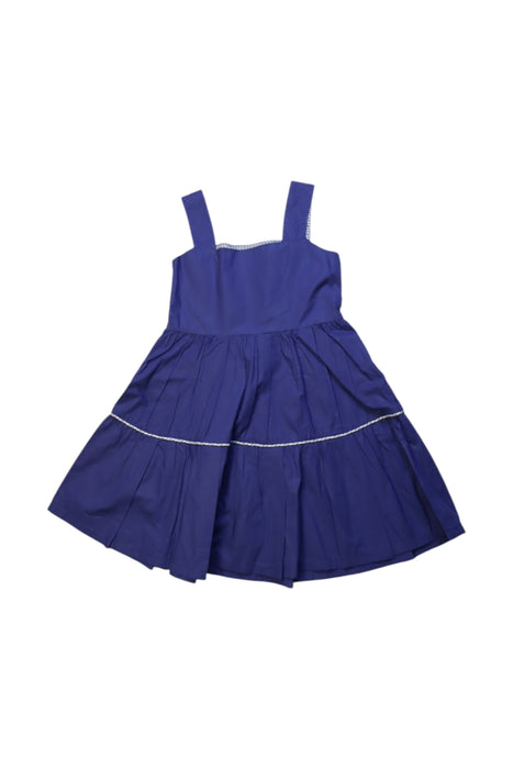 A Blue Sleeveless Dresses from Fendi in size 4T for girl. (Back View)