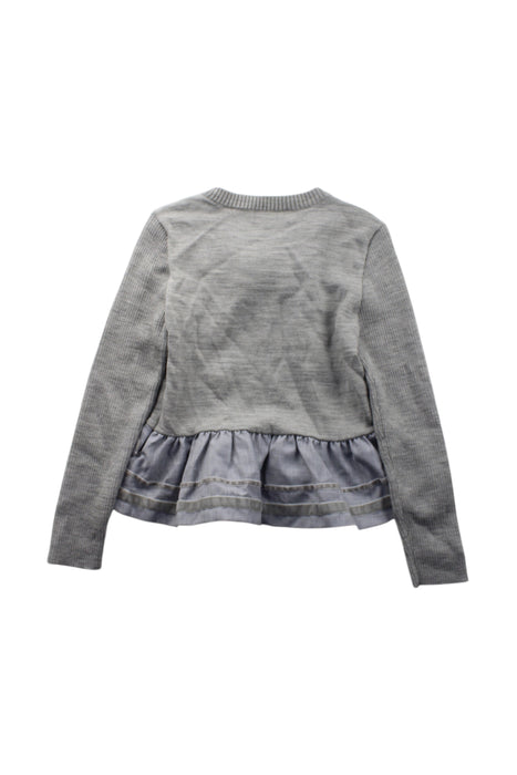 A Grey Long Sleeve Tops from Nicholas & Bears in size 6T for girl. (Back View)