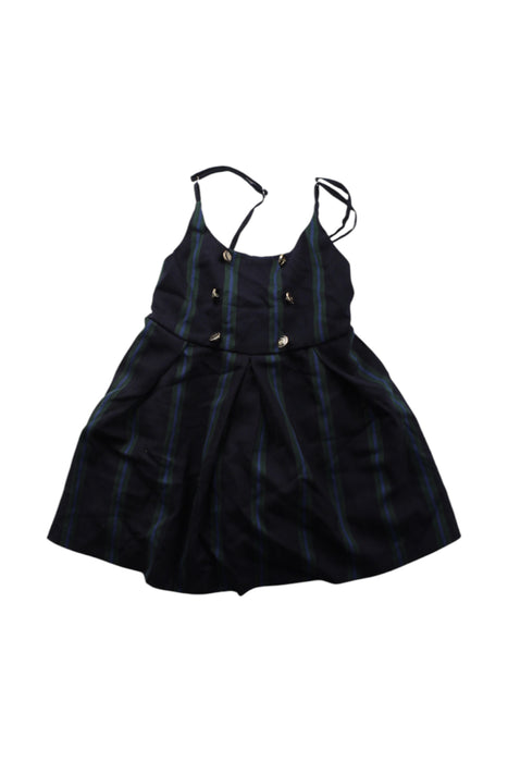 A Navy Sleeveless Dresses from Nicholas & Bears in size 4T for girl. (Front View)