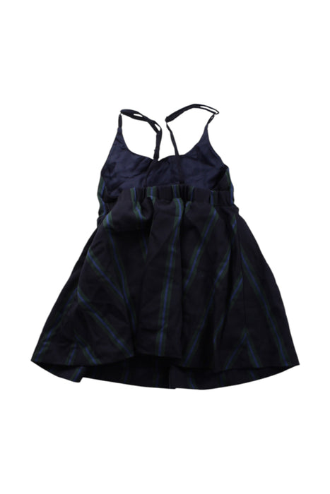 A Navy Sleeveless Dresses from Nicholas & Bears in size 4T for girl. (Back View)