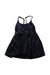A Navy Sleeveless Dresses from Nicholas & Bears in size 4T for girl. (Back View)