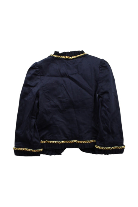 A Black Blazers from Nicholas & Bears in size 4T for girl. (Back View)