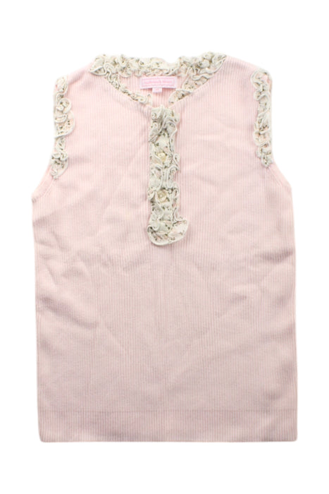 A Pink Sleeveless Tops from Nicholas & Bears in size 3T for girl. (Front View)