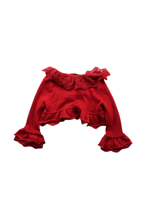 A Red Cardigans from Nicholas & Bears in size 4T for girl. (Back View)