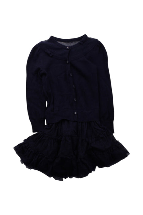 A Black Long Sleeve Dresses from Nicholas & Bears in size 3T for girl. (Front View)