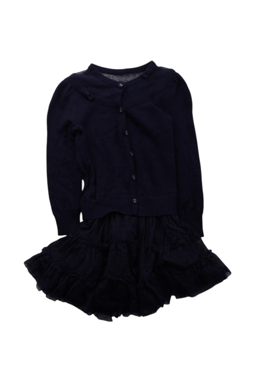 A Black Long Sleeve Dresses from Nicholas & Bears in size 3T for girl. (Front View)
